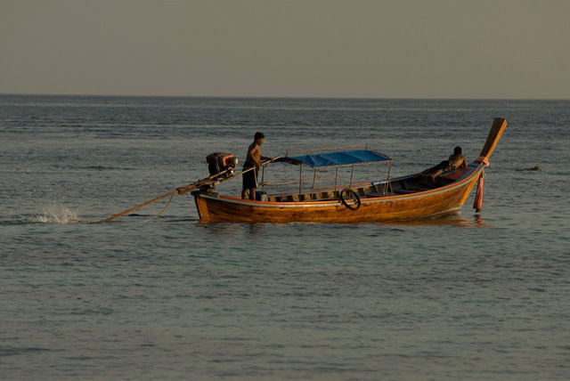 longtail boat uin thailand