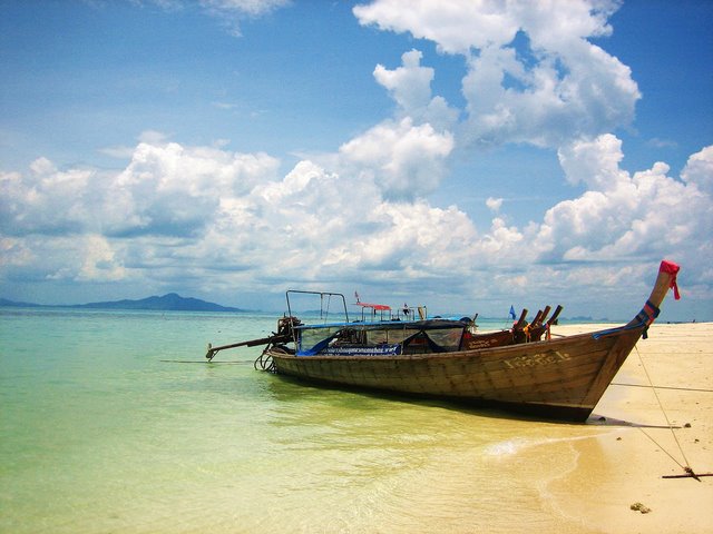 Longtail boat version promenade